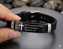 Cargar imagen en el visor de la galería, 🙏Filipenses 4:13 ❤️ Pulsera de FE 🙏