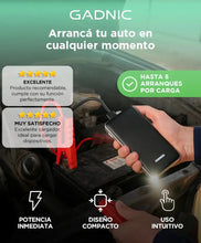 Cargar imagen en el visor de la galería, Arrancador de Auto y Moto + Power Bank Gadnic 10000 mAh 🛒
