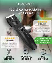 Cargar imagen en el visor de la galería, Cortadora de Pelo para Perros y Gatos Gadnic · Recargable Silenciosa 🛒