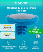 Cargar imagen en el visor de la galería, Ionizador Solar para Pileta Gadnic · Agua Cristalina con Menos Cloro 🔥35%OFF🔥 🛒