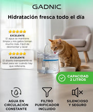 Cargar imagen en el visor de la galería, Fuente Bebedero Automático para Gatos y Perros Gadnic · Con Filtro 🛒
