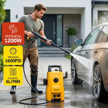 Cargar imagen en el visor de la galería, Hidrolavadora Eléctrica Alta Presión Trent 1600 PSI · 110 Bar con Accesorios 🛒
