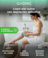 Cargar imagen en el visor de la galería, Depiladora IPL Portátil Flyz by Gadnic · 990.000 Pulsos · Piernas, Axilas y Rostro 🛒