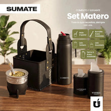 Cargar imagen en el visor de la galería, Set Matero Completo · Termo con Manija + Mate Imperial + Yerbera y Canasta 🛒