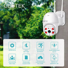 Cargar imagen en el visor de la galería, Cámara de Seguridad WiFi Exterior 360° · Visión Nocturna y Aviso al Celular 🛒