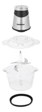 Cargar imagen en el visor de la galería, Picadora Procesadora Daewoo 500W · Bowl de Vidrio 2 L 🛒