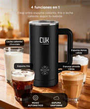 Cargar imagen en el visor de la galería, Espumador y Calentador de Leche CUK by Gadnic · 4 Funciones 450 ml 🛒