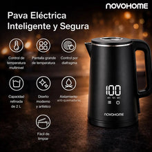 Cargar imagen en el visor de la galería, Pava Eléctrica Digital Novohome 2 L · Temperatura para Mate 🛒