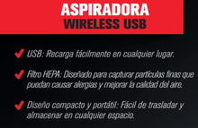 Cargar imagen en el visor de la galería, Aspiradora de Mano para Auto Inalámbrica Recargable · Con Accesorios 🛒