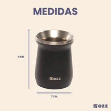 Cargar imagen en el visor de la galería, Pack x2 Mates Térmicos de Acero Inoxidable con Bombilla · Doble Pared 🛒