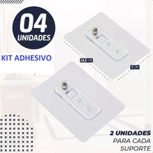 Cargar imagen en el visor de la galería, Pack x2 Estantes Adhesivos para Ducha · Negro Mate · Sin Perforar 🔥35%OFF🔥 🛒