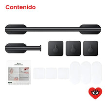 Cargar imagen en el visor de la galería, Set Accesorios de Baño Adhesivos Negro Mate · Sin Perforar · 5 Piezas 🔥35%OFF🔥 🛒