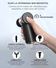 Cargar imagen en el visor de la galería, Pistola Masajeadora Muscular Gadnic · 6 Velocidades 4 Cabezales 🛒