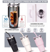 Cargar imagen en el visor de la galería, Kit 2 Vasos Térmicos Acero Inoxidable 1200 + 600 ml · Antiderrame 🔥35%OFF🔥 🛒