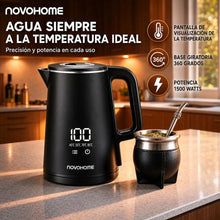 Cargar imagen en el visor de la galería, Pava Eléctrica Digital Novohome 2 L · Temperatura para Mate 🛒
