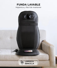 Cargar imagen en el visor de la galería, Asiento Masajeador Shiatsu Gadnic Álamo · Cuello, Espalda y Glúteos con Calor 🛒