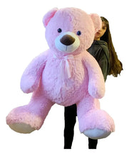 Cargar imagen en el visor de la galería, Oso de Peluche Gigante 1,30 m Dream Pig · Crema Premium Súper Suave 🛒
