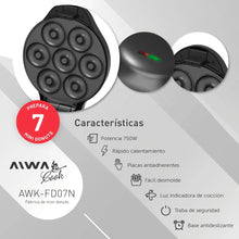 Cargar imagen en el visor de la galería, Máquina de Mini Donas Aiwa · 7 Donas en 4 Minutos 🛒