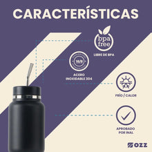 Cargar imagen en el visor de la galería, Automate Ozz 1 Litro Acero Inoxidable · Mate y Termo en Uno 🛒