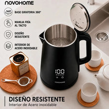 Cargar imagen en el visor de la galería, Pava Eléctrica Digital Novohome 2 L · Temperatura para Mate 🛒
