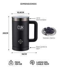 Cargar imagen en el visor de la galería, Espumador y Calentador de Leche CUK by Gadnic · 4 Funciones 450 ml 🛒