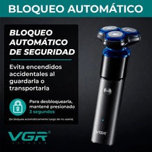 Cargar imagen en el visor de la galería, Afeitadora Eléctrica Recargable VGR V-325 · 3 Cabezales al Ras 🔥35%OFF🔥 🛒