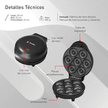 Cargar imagen en el visor de la galería, Máquina de Mini Donas Aiwa · 7 Donas en 4 Minutos 🛒