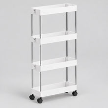 Cargar imagen en el visor de la galería, Carrito Organizador Angosto 4 Niveles con Ruedas · Cocina y Baño 🔥35%OFF🔥 🛒