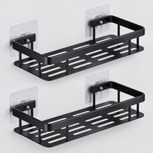 Cargar imagen en el visor de la galería, Pack x2 Estantes Adhesivos para Ducha · Negro Mate · Sin Perforar 🔥35%OFF🔥 🛒