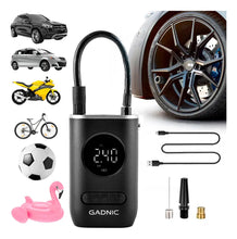 Cargar imagen en el visor de la galería, Mini Inflador de Neumáticos Inalámbrico Gadnic · Recargable 150 PSI 🛒