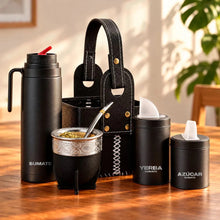 Cargar imagen en el visor de la galería, Set Matero Completo · Termo con Manija + Mate Imperial + Yerbera y Canasta 🛒