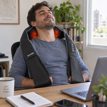 Cargar imagen en el visor de la galería, Masajeador Cervical Shiatsu Inalámbrico Femmto · Con Calor 🔥35%OFF🔥 🛒